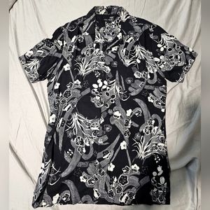 Treasure & Bond Brand Men's Button Down Black & White